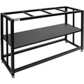 Fish Tank Stand Heavy Duty Metal Aquarium Stand 55 Gallon Tank Stand 660LBS 48.4" L x 14.17“W x 29.5”H, Double Layer for Home and Office More Storage Space, Black