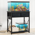 20-29-37 Gallon Fish Tank Stand, Black