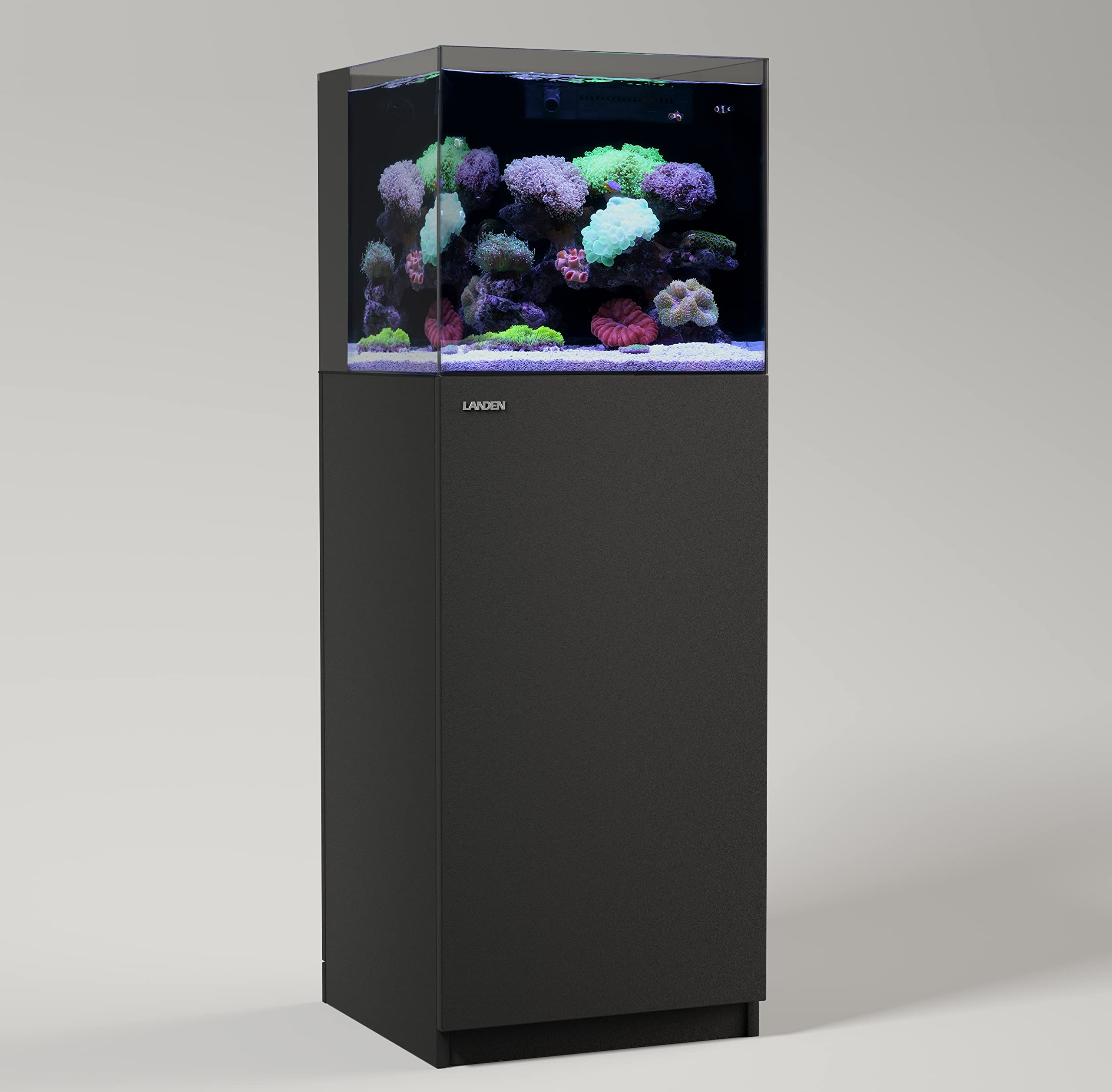 LANDEN Wooden Aquarium Stand & Cabinet, 20 Gallon Fish Tank, 17.7x17.7in