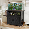 Verano Garden 40-50 Gallon Fish Tank Stand, Aquarium Stand, Black