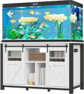 DWVO 120 Gallon Aquarium Stand with Power Outlets, Reptile Terrarium Table