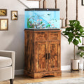 10 Gallon Aquarium Stand, Fish Tank Cabinet with 2 Drawers